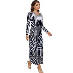 Long Sleeve Longline Maxi Dress 