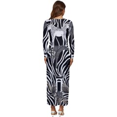 Long Sleeve Longline Maxi Dress 