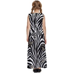 Kids  Satin Sleeveless Maxi Dress 