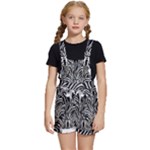 Abstract Zebra Kids  Short Overalls