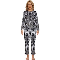 Womens  Long Sleeve Lightweight Pajamas Set 