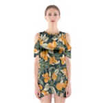 Neroli Blossom Shoulder Cutout One Piece Dress