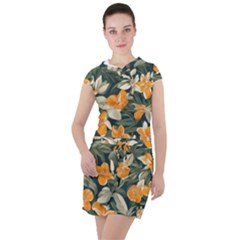 Drawstring Hooded Dress 