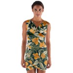 Neroli Blossom Wrap Front Bodycon Dress