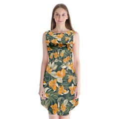Sleeveless Chiffon Dress   