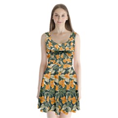 Split Back Mini Dress  