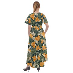Front Wrap High Low Dress 
