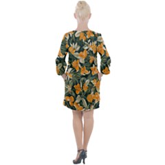 Open Neck Shift Dress 