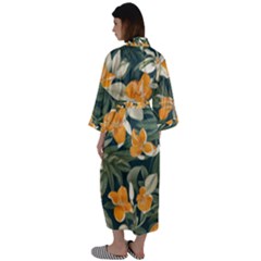 Maxi Satin Kimono 
