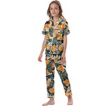 Neroli Blossom Kids  Satin Short Sleeve Pajamas Set