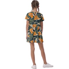 Kids  Asymmetric Collar Dress 