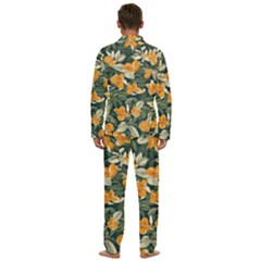 Men s Long Sleeve Velvet Pocket Pajamas Set 