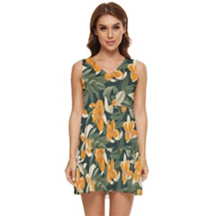 Tiered Sleeveless Mini Dress 