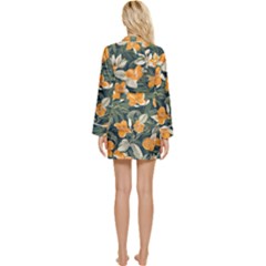 Long Sleeve Satin Robe 