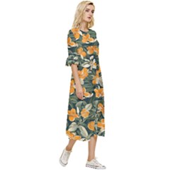 Double Cuff Midi Dress 