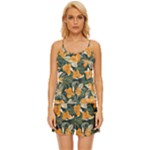 Neroli Blossom Satin Pajama Short Set