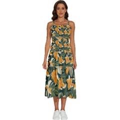 Sleeveless Shoulder Straps Boho Dress 