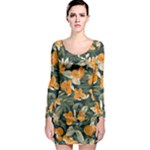 Neroli Blossom Long Sleeve Bodycon Dress