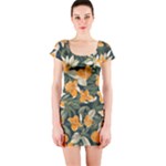 Neroli Blossom Short Sleeve Bodycon Dress