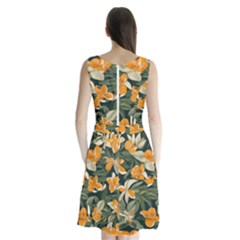 Sleeveless Waist Tie Chiffon Dress 