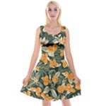 Neroli Blossom Reversible Velvet Sleeveless Dress