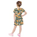 Kids  Short Sleeve Velvet Dress 