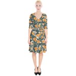 Neroli Blossom Wrap Up Cocktail Dress