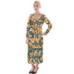 Neroli Blossom Velvet Maxi Wrap Dress