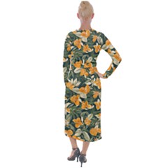 Velvet Maxi Wrap Dress 