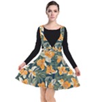Neroli Blossom Plunge Pinafore Dress