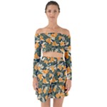 Neroli Blossom Off Shoulder Top with Skirt Set
