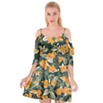Neroli Blossom Cutout Spaghetti Strap Chiffon Dress