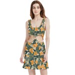 Neroli Blossom Velour Cutout Dress