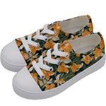 Neroli Blossom Kids  Low Top Canvas Sneakers