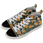 Neroli Blossom Men s Mid-Top Canvas Sneakers