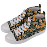 Neroli Blossom Women s Mid-Top Canvas Sneakers