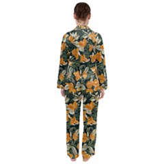 Women s Long Sleeve Satin Pajamas Set 