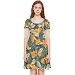 Neroli Blossom Inside Out Cap Sleeve Dress