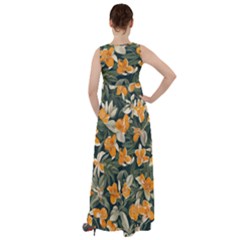 Empire Waist Velour Maxi Dress 