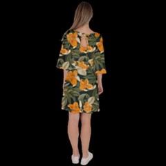 Velour Kimono Dress 