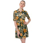 Neroli Blossom Belted Shirt Dress