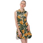 Neroli Blossom Sleeveless Shirt Dress