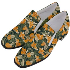 Women Slip On Heel Loafers 