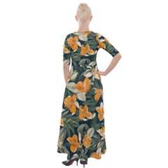 Half Sleeves Maxi Dress 