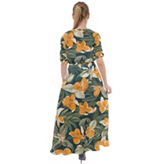 Waist Tie Boho Maxi Dress 