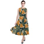 Neroli Blossom Round Neck Boho Dress