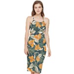 Neroli Blossom Bodycon Cross Back Summer Dress