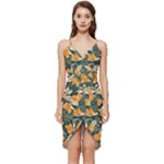 Neroli Blossom Wrap Frill Dress