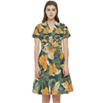 Neroli Blossom Short Sleeve Waist Detail Dress