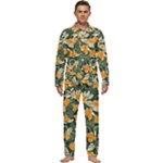Neroli Blossom Men s Long Sleeve Velvet Pocket Pajamas Set